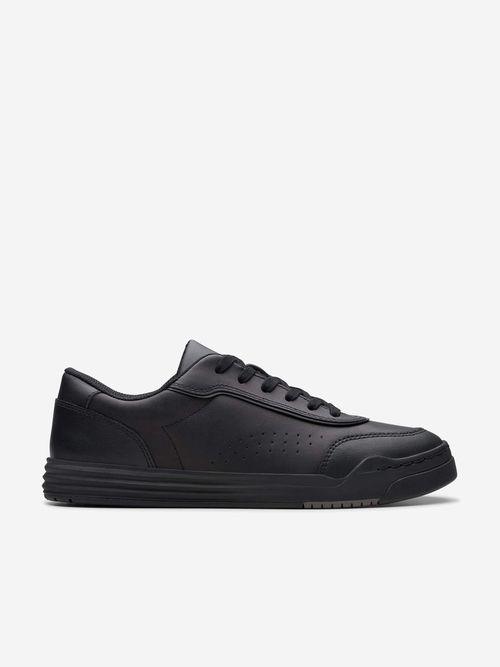Boys Leather Urban Solo Trainers in Black EU 32.5 UK 13.5 By Childsplay Clothing