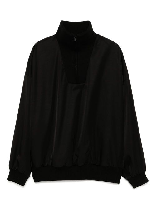 Fear Of God high-neck pullover jacket - Black