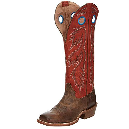 Tony Lama Henley Buckaroo Western Boots for Men – 15” Hand-Distressed Cowhide Leather