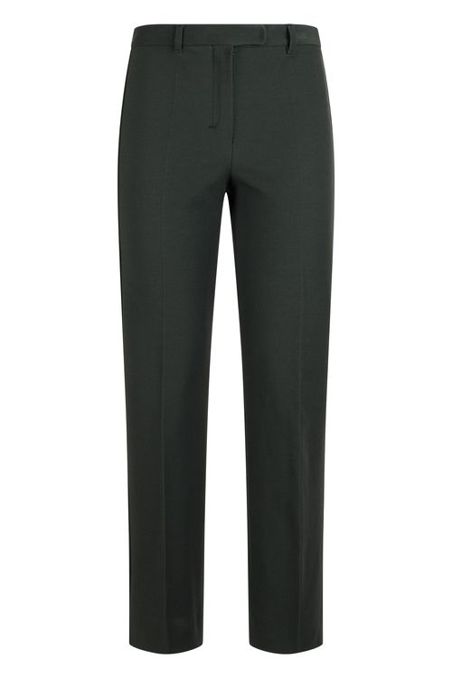 S MAX MARA Straight Pants with Elasticized Waist