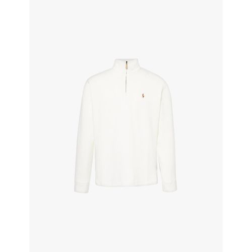 Mens Nevis Estate Half-zip Cotton-jersey Sweatshirt