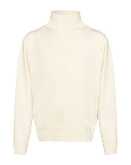 Homme Plissé By Issey Miyake Man Turtleneck Ivory Size 1 Wool