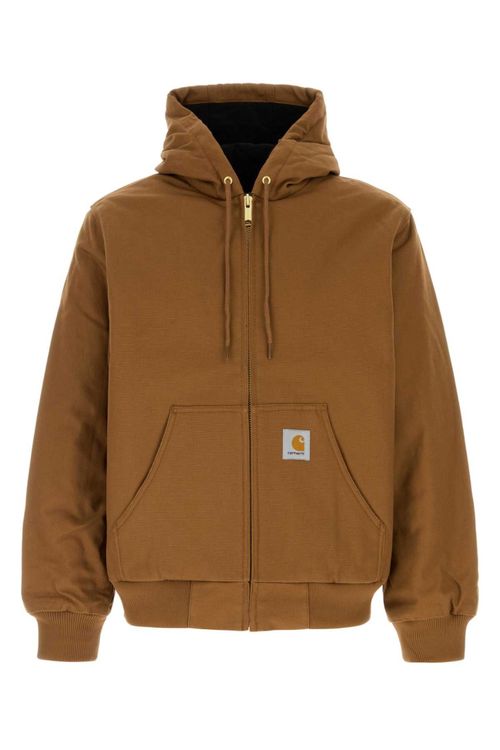 Brown cotton Active Jacket