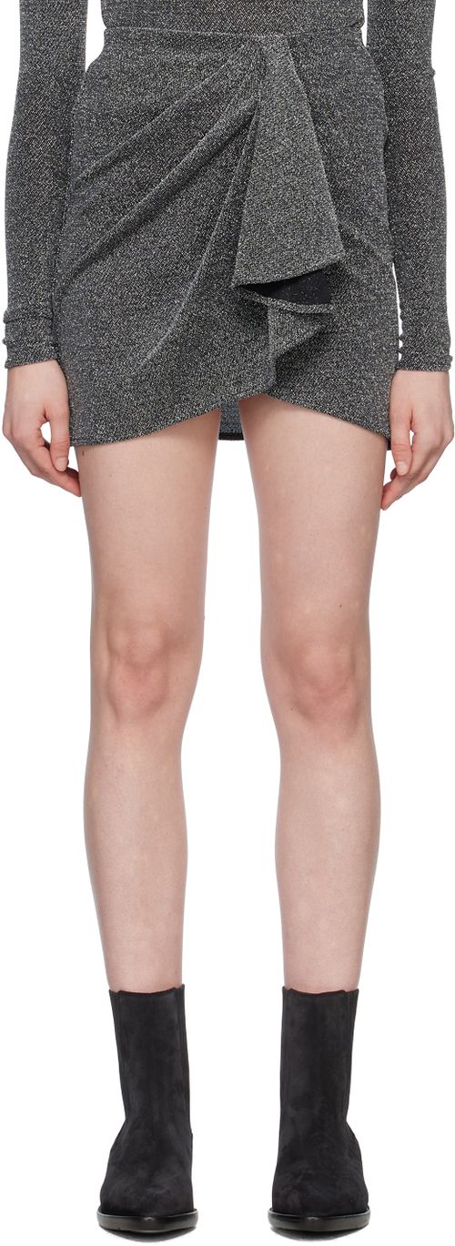Silver bergen mini skirt
