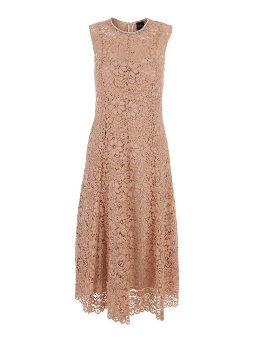 Lace Cotton Dress — Pink