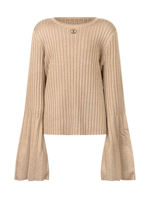 Girls Gold Knitted Sweater