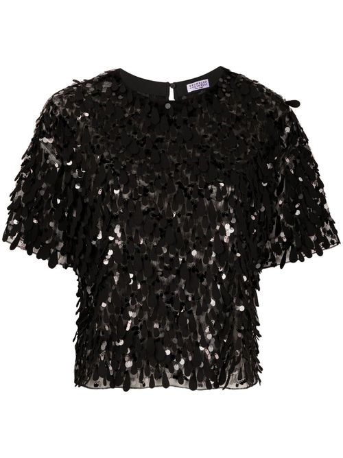 Jazz Droplet embellished T-shirt - Black