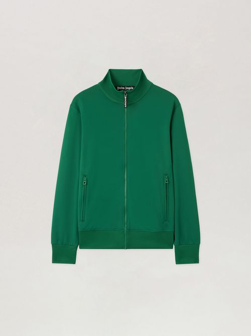 Back Curved Logo Track  Top Man  Green Black