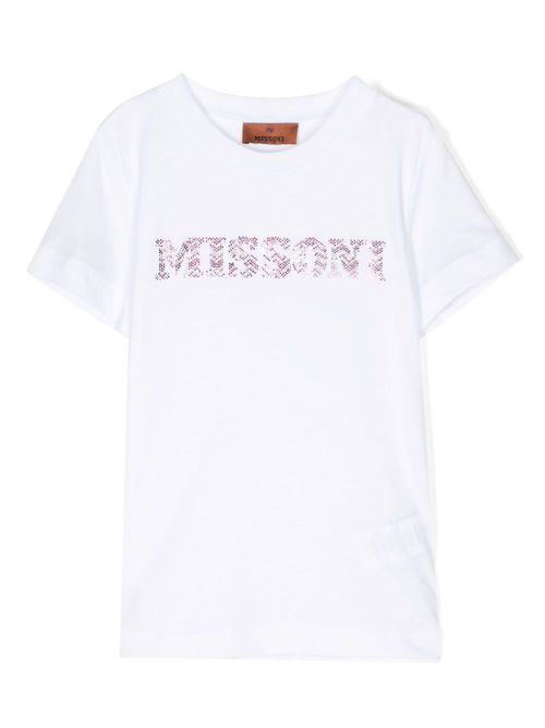 Logo-embellished cotton T-shirt - White