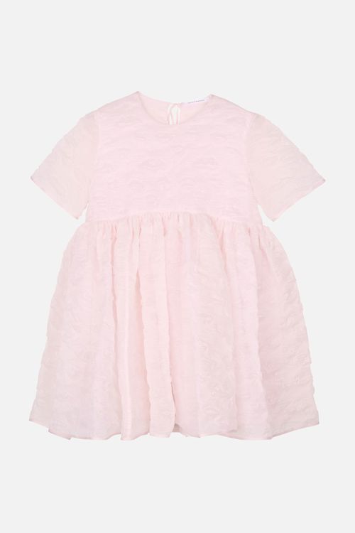 Britney Dress Plumeria Matelassé