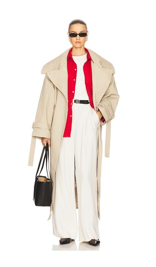 LAMARQUE Josephine Coat in Khaki. L also in S