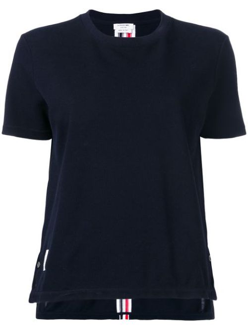 RWB stripe relaxed piqué T-shirt