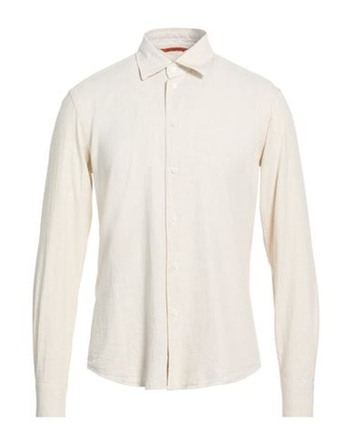 Man Shirt Cream Size 38 Cotton