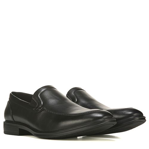 Men's Konrad Plain Toe Loafers (Black)