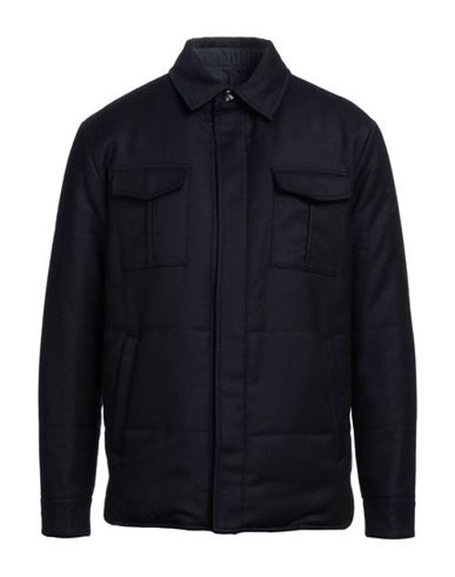 Man Jacket Midnight blue Size 36 Polyester