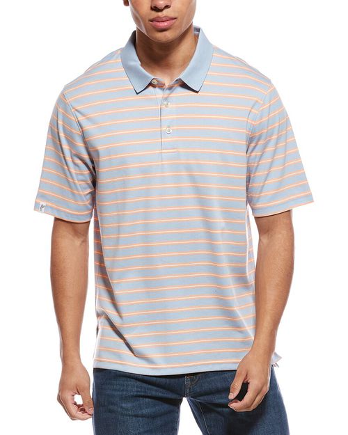 Framed Stripe Polo Shirt