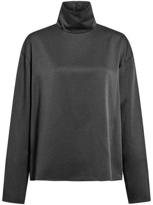 Ollal satin top - Black