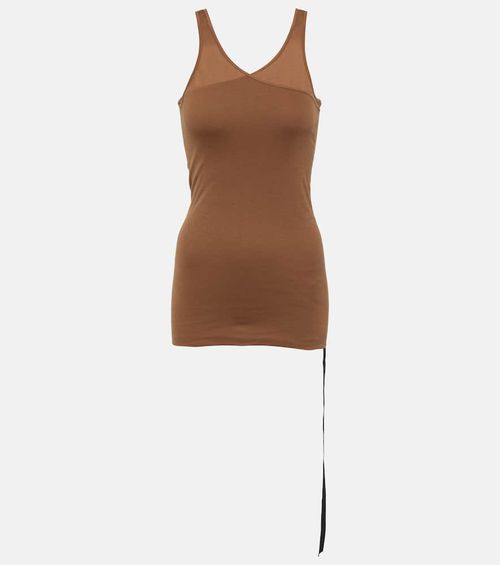 Rick Owens DRKSHDW Double Ziggy cotton tank top
