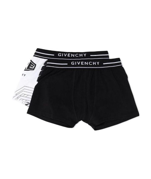 Two-pack logo print boxer briefs