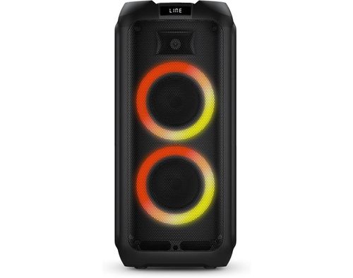 Bluetooth Party Speaker - Powerful Bass, Loud Speakers, Led Lights, Fm Radio, Usb, Tws Portable Party Speakers Bluetooth Wireless, Karaoke Mic