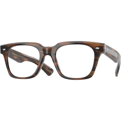 Oliver Peoples Herren Oliver Peoples OV5570U ALFREY 1794 Optische Fassungen Acetat Braun Transparent Quadratisch Norma