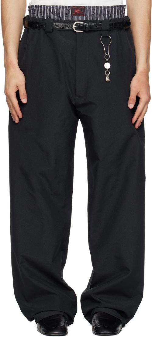 Black Toluca Trousers
