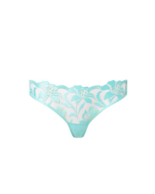 Bluebella Leonora Panty Island Paradise Blue/Sheer