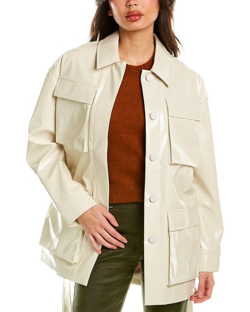 Textured Vinyl Field Jacket