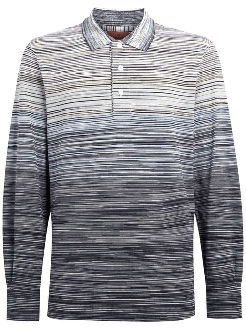 Slub cotton polo shirt - Grey