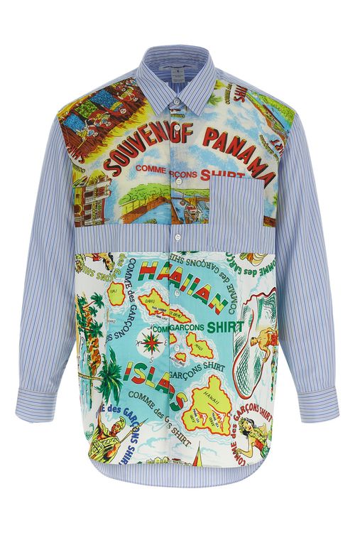 Patterned Inserts Shirt