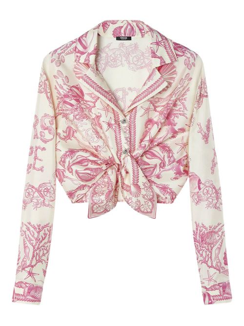 Versace Underwater Barocco shirt - Pink