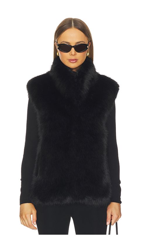 Apparis Laila Sable Vest in Black. XXS. Also in L, M, S