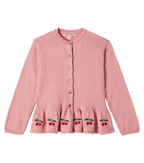 Konges Sløjd Cypres pleated cotton cardigan