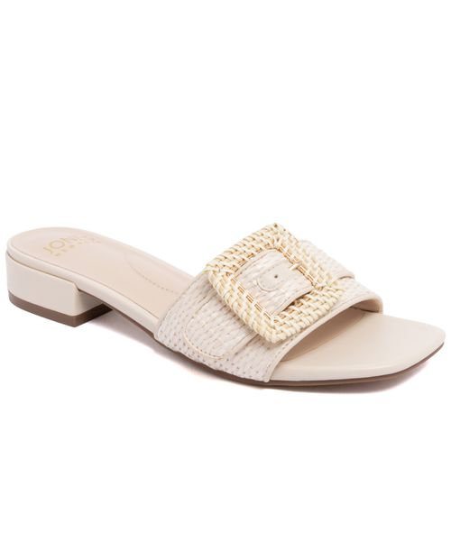 Women's Vanley Slip-On Dress Sandals - Bone Raffia