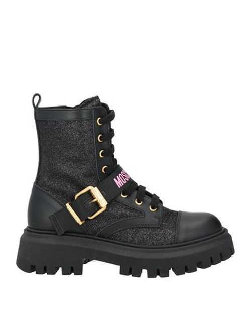 Kid Girl Ankle boots Black Size 2Y Leather, Textile fibers