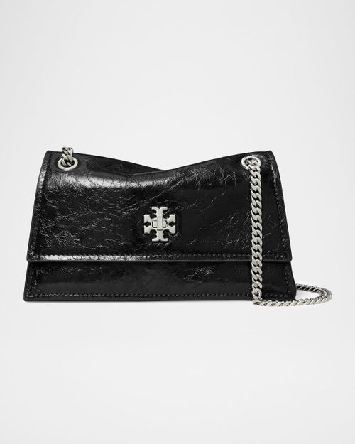 Kira Turnlock Leather Shoulder Bag