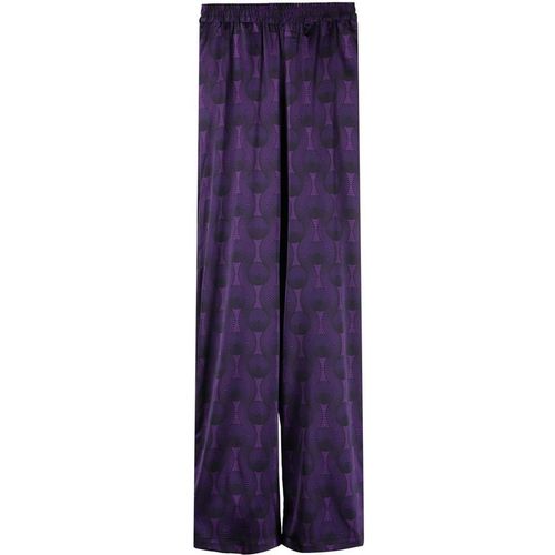 Ozwald Boateng Elastic Waist Printed Silk Trouser