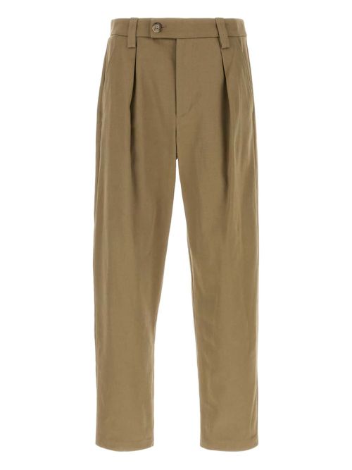 Renato pleated trousers - Neutrals