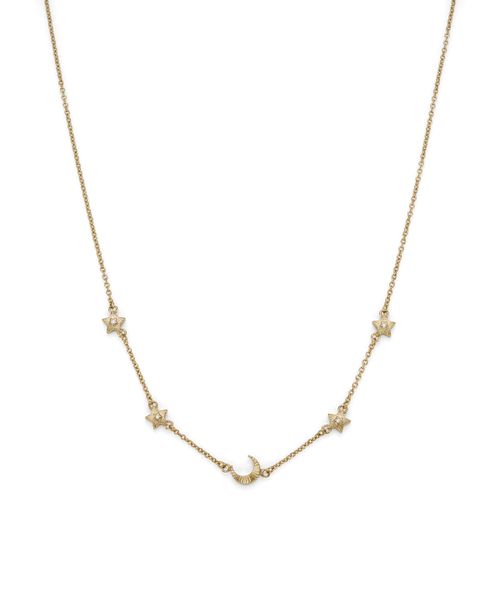 Women's Celestial Chain Gold-Tone Stainless Steel Necklace - Gold