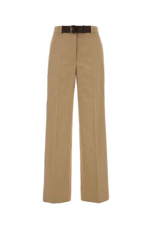 Cotton Trousers — Beige