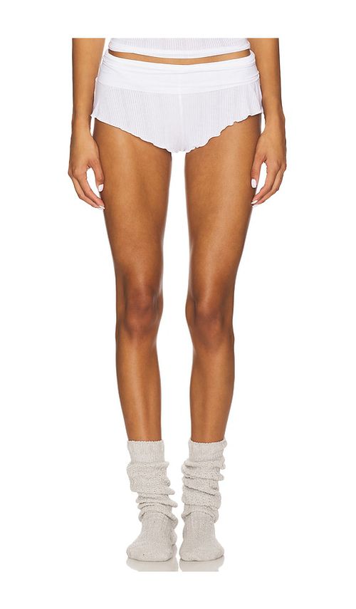 Negative Underwear Whipped Mini Short in White. XS. Also in L, M, S, XL/1X