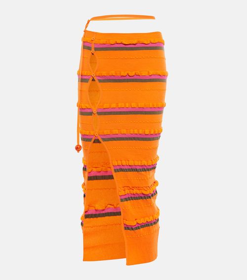 La Jupe Maille Concha midi skirt