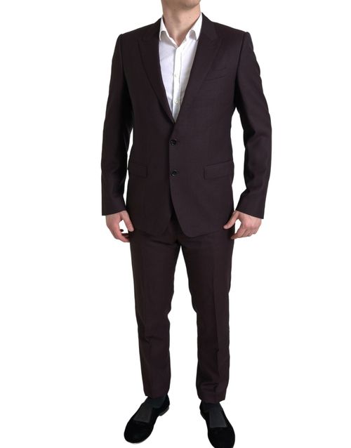 Martini Pant Suit — Maroon