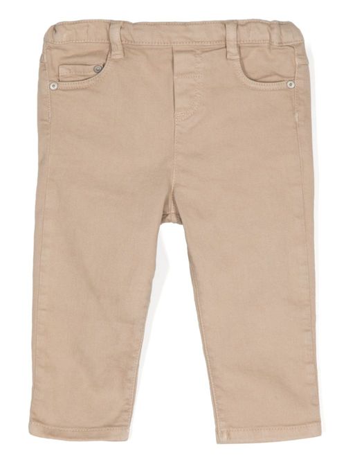 Logo-patch jeans - Brown