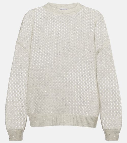 Ribbed-knit sweater