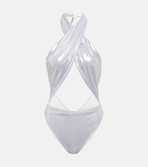 Italian Stallion lamé swimsuit