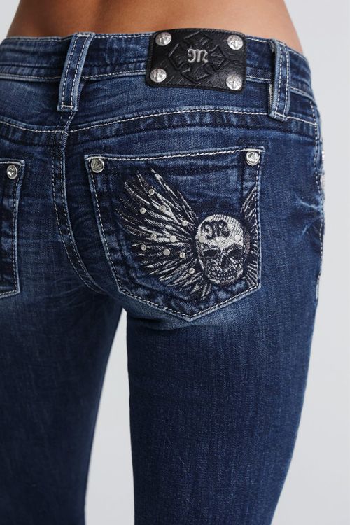 "Can't Be Tamed Low Rise Bootcut Jeans