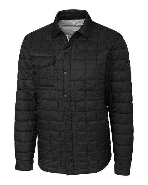 Rainier PrimaLoft Mens Big and Tall Eco Insulated Quilted Shirt Jacket
