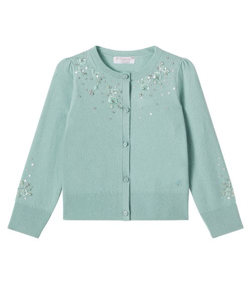 Louella embellished cashmere cardigan