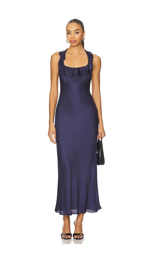 ASTR the Label Morrigan Dress in Navy. L. Also in